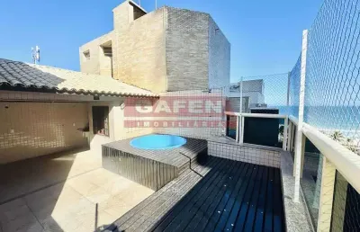 Cobertura com 3 quartos para alugar na avenida lúcio costa, barra da tijuca, rio de janeiro, 180 m2 por r$ 9.000