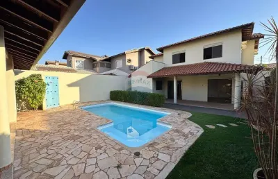 Casa com 4 quartos para alugar no condomínio santa helena - bonfim paulista - 253m²