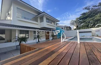 Casa em condomínio fechado com 4 quartos à venda na paulo areal, barra da tijuca, rio de janeiro, 350 m2 por r$ 3.500.000