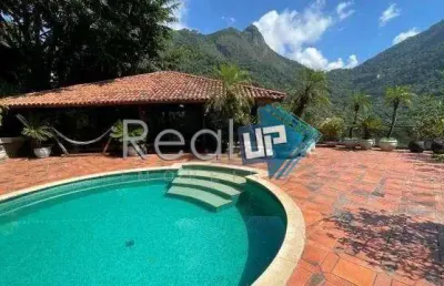 Casa em condomínio fechado com 5 quartos à venda na elvira niemeyer, são conrado, rio de janeiro, 560 m2 por r$ 4.950.000
