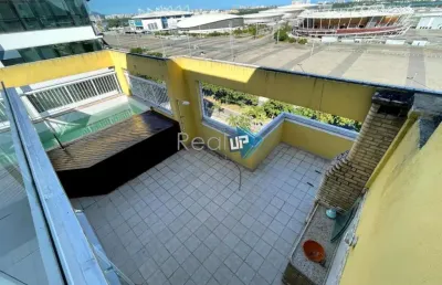Cobertura com 4 quartos à venda na avenida embaixador abelardo bueno, barra da tijuca, rio de janeiro, 133 m2 por r$ 1.700.000