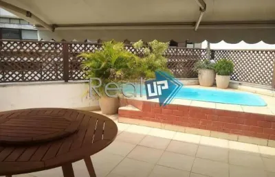 Cobertura com 3 quartos à venda na almirante guillobel, lagoa, rio de janeiro, 230 m2 por r$ 1.790.000