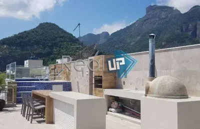 Cobertura com 5 quartos à venda na avenida olegário maciel, barra da tijuca, rio de janeiro, 380 m2 por r$ 3.000.000