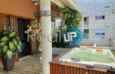 Cobertura com 4 quartos à venda na rua sambaíba, leblon, rio de janeiro, 316 m2 por r$ 7.000.000