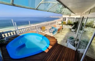 Cobertura com 4 quartos à venda na avenida atlântica, copacabana, rio de janeiro, 357 m2 por r$ 10.000.000
