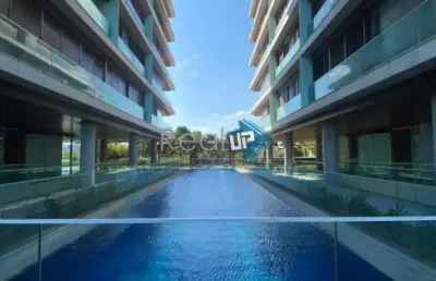 Apartamento com 1 quarto à venda na avenida lúcio costa, barra da tijuca, rio de janeiro, 91 m2 por r$ 3.500.000