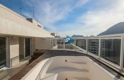 Cobertura com 4 quartos à venda na escritor rodrigo melo franco (res ilha pura), barra da tijuca, rio de janeiro, 250 m2 por r$ 1.940.000