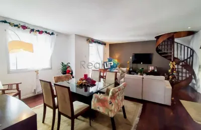 Cobertura com 3 quartos à venda na rua dezenove de fevereiro, botafogo, rio de janeiro, 204 m2 por r$ 2.100.000