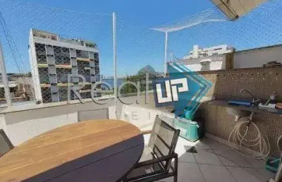 Cobertura com 3 quartos à venda na avenida alexandre ferreira, lagoa, rio de janeiro, 162 m2 por r$ 2.560.000