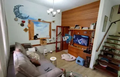 Casa em condomínio fechado com 5 quartos à venda na rua silva teles, andaraí, rio de janeiro, 178 m2 por r$ 630.000