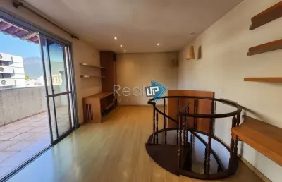 Cobertura com 2 quartos à venda na rua eduardo guinle, botafogo, rio de janeiro, 109 m2 por r$ 1.130.000