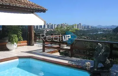 Casa em condomínio fechado com 5 quartos à venda na josé condé, itanhangá, rio de janeiro, 856 m2 por r$ 3.990.000
