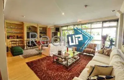 Apartamento com 4 quartos à venda na cícero goes monteiro, lagoa, rio de janeiro, 207 m2 por r$ 2.940.000
