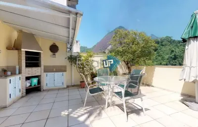 Cobertura com 4 quartos à venda na rua general glicério, laranjeiras, rio de janeiro, 251 m2 por r$ 3.100.000