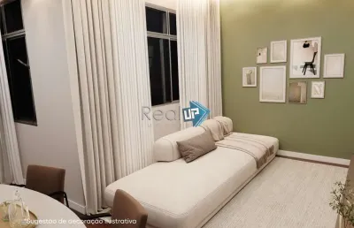 Apartamento com 2 quartos à venda na cândido gaffree, urca, rio de janeiro, 63 m2 por r$ 900.000