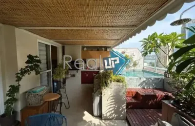 Cobertura com 3 quartos à venda na rua engenheiro marques porto, humaitá, rio de janeiro, 138 m2 por r$ 2.200.000