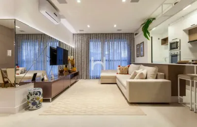 Apartamento de luxo à venda em joinville-sc, bairro atiradores! 3 quartos, 3 suítes, 2 salas, 2 vagas - 122,74 m².