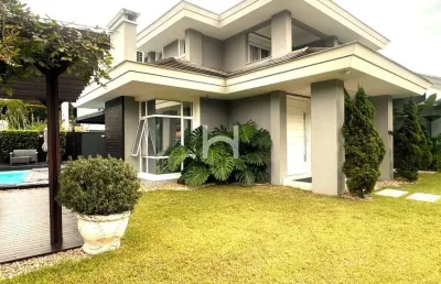 Espetacular casa à venda no bairro américa em joinville-sc: 4 quartos, 4 suítes, 5 banheiros, 4 vagas de garagem!