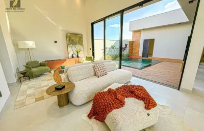 Linda casa no condomínio green park com cozinha gourmet