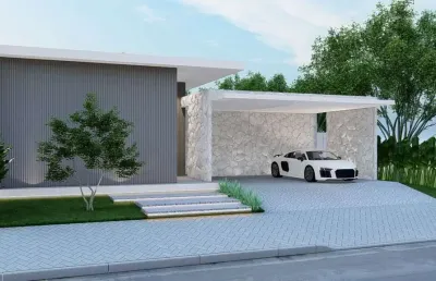 Casa em obras com 3 suítes no condomínio green park