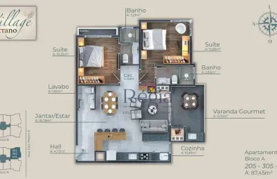 Apartamento com 2 dormitórios à venda, 87 m² por r$ 1.046.563,00 - centro - canela/rs