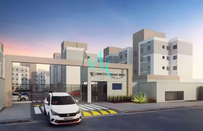 Apartamento 2 quartos para aluguel por r$ 900,00/mês no condomínio parque brito 43m²