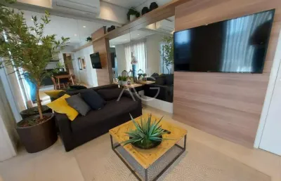 Apartamento para locação em indaiatuba, vila homero, 1 dormitório, 1 suíte, 1 banheiro, 2 vagas