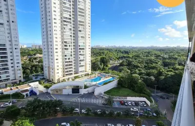 Apartamento alto padrão em patamares, no greenville platno, reformado, 110m, confira