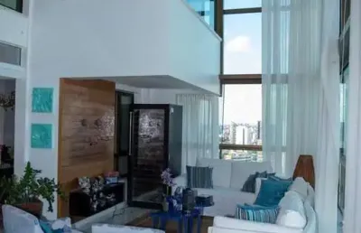 Luxuoso apartamento duplex 4 suítes no horto florestal