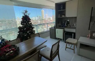 Apartamento padrão no jardim apipema, 3/4 sendo 1 suite, vista mar, decorado, 98m