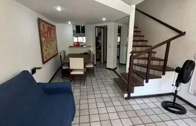 Excelente village em condomínio 3 quartos sendo 3 suítes, vista mar,  localizado em jaguaribe