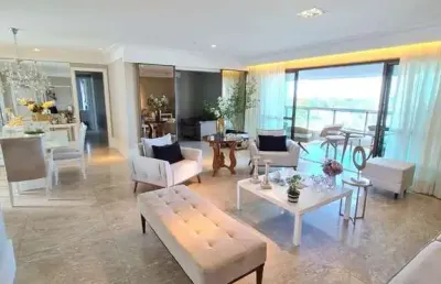Apartamento alto padrão no lê parc, paralela,  3 suites, com 195m², planta com closett, 4 vagas, salvador/bahia.