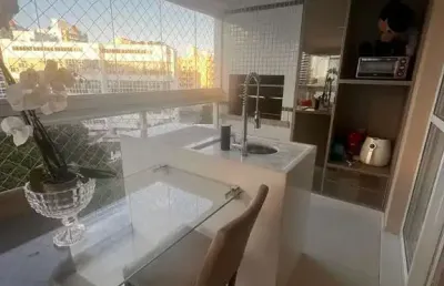 Apartamento em alphaville, 3/4 sendo 2 suites, reformado, com 2 vagas