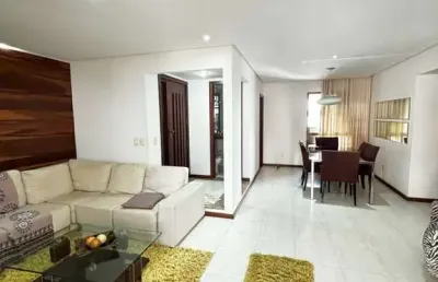 Apartamento padrão na alameda catânia, 4/4 sendo3 suítes, com planejados, nascente, varanda ampla, com 158m²