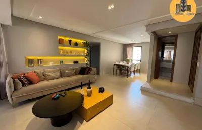 Apartamento alto padrão na alameda catânia, com 3 suites, 3 vagas cobertas, reformado.