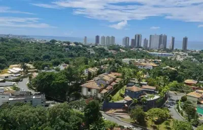 Apartamento alto padrão em patamares, no greenville etco, com 3/4 sendo 1 suite, reformado, vista mar