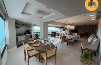 Apartamento alto padrão no greenville lumno, com 4 suites, todo reformado com 276m², porteira fechada.