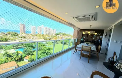 Apartamento alto padrão em pituaçu, proximo a praia, são 3/4 sendo 1 suite com 2 vagas, prédio novo, com lazer completo