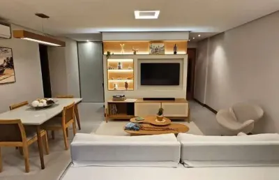 Apartamento padrão em alphaville 1, porteira fechada, no lion, bem localizado, com 84m²