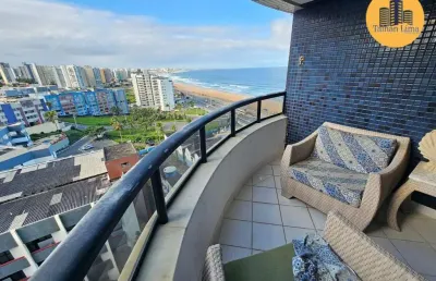 Apartamento cobertura na orla, frente mar, em jardim armação, com 2 suites, reformado, com piscina privativa.
