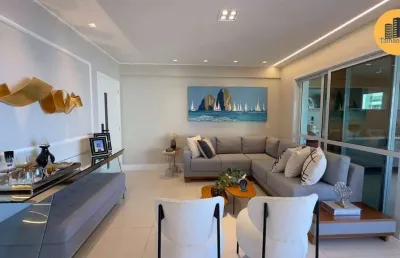 Apartamento alto padrão em pituaçu, no hemispher 360, com 4 suites, decorado, vista mar.