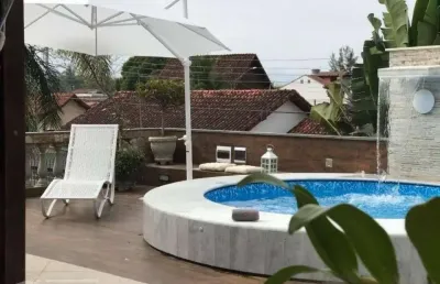 Casa com 4 dormitórios à venda, 293 m² por r$ 1.100.000 - praia das palmeiras - caraguatatuba/sp