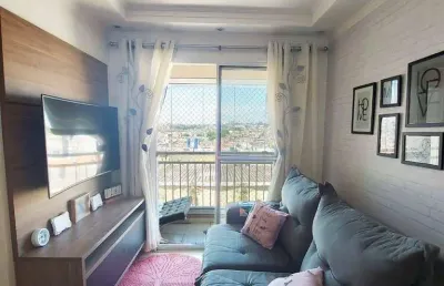 Apartamento com 2 dorms, sacada e vaga à venda, 50 m² por r$ 290.000 - vila monte santo - são paulo/sp