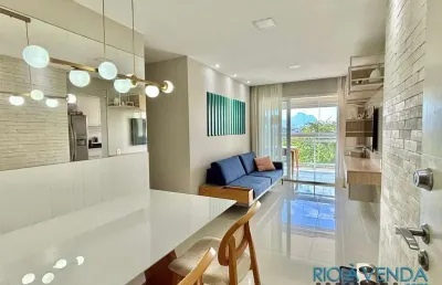 Lindo apartamento 2 quartos (suítes) com vista para pedra da gávea à venda no alphagreen