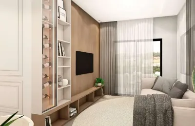 Lançamento à venda, 61 m² privativos, 2 dormitórios 1 sndo suíte, 1 vaga ,centro, barra velha, sc
