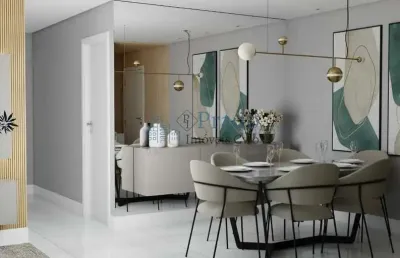 Apartamento à venda, centro, 56 m² privativos, 2 dormitórios 1 sendo suíte, 1 vaga, são josé dos pi