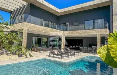 Casa com 5 quartos à venda na r. das baúnas - jurerê internacional, florianópoli, 123, jurerê internacional, florianópolis por r$ 13.500.000
