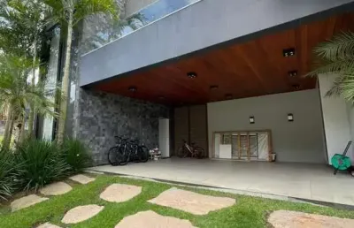 Casa em condomínio para venda em camaçari, alphaville (abrantes), 4 dormitórios, 4 suítes, 5 banheiros, 4 vagas