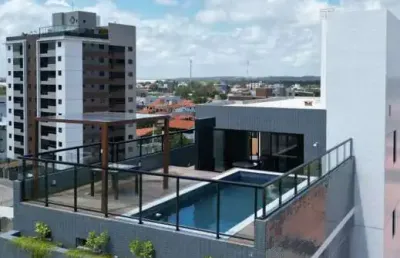 Flat para venda em cabedelo, camboinha, 1 dormitório, 1 banheiro, 1 vaga