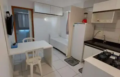 Apartamento mobiliado para locação em joão pessoa, tambaú, 1 dormitório, 1 banheiro, 1 vaga